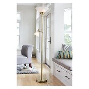 Wholesale - 71"H THRESHHOLD FLOOR LAMP W/GLASS SHADES, UPC: 798919020461